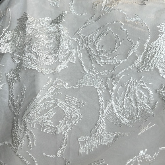 Halter Empire White Lace Prom Wedding, or Evening Dress - Picture 11 of 11